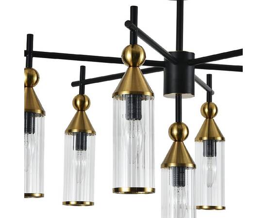 Люстра на штанге Indigo Torazzo 13037/7R Black V000528, изображение 4