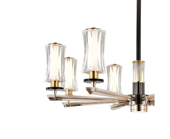 Люстра на штанге Indigo Grandioso 13038/8R Black V000186L, изображение 5