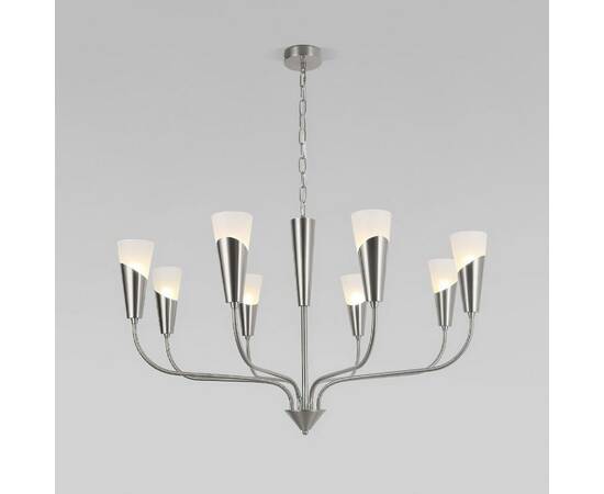 Подвесная люстра Eurosvet 60167/8 никель Smart a068285