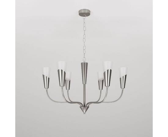 Подвесная люстра Eurosvet 60167/6 никель Smart a068284, изображение 2