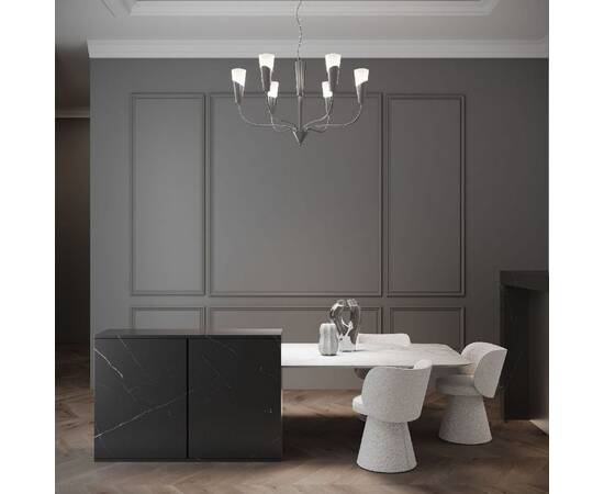 Подвесная люстра Eurosvet 60167/6 никель Smart a068284, изображение 6