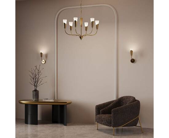 Подвесная люстра Eurosvet 60167/6 латунь Smart a068279, изображение 6