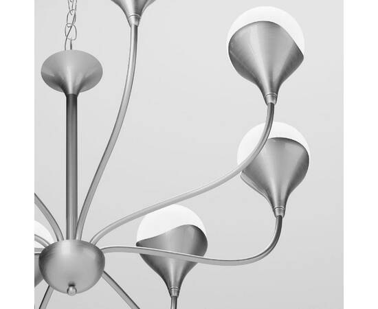 Подвесная люстра Eurosvet 60169/8 никель Smart a068277, изображение 2