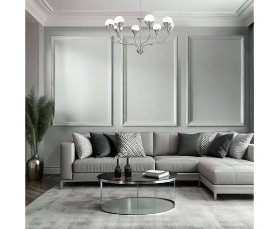 Подвесная люстра Eurosvet 60169/8 никель Smart a068277, изображение 6