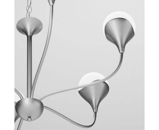 Подвесная люстра Eurosvet 60169/6 никель Smart a068276, изображение 2