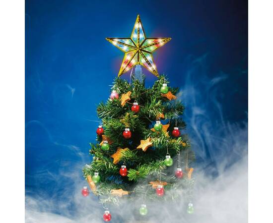 Украшение звезда Uniel ULD-H1515-010/DTB/2AA MULTI STAR-4 UL-00010942, изображение 2