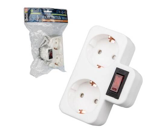Сетевой разветвитель Uniel S-GES2-16PB WHITE UL-00011243