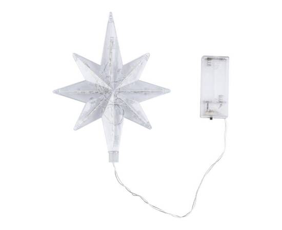 Украшение звезда Uniel ULD-H1525-009/STB/2AA WARM WHITE STAR-5 UL-00010943