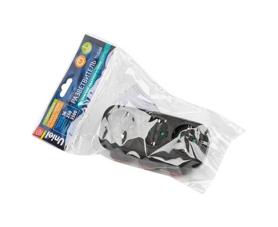 Сетевой разветвитель Uniel S-GES3-16OB BLACK UL-00011240