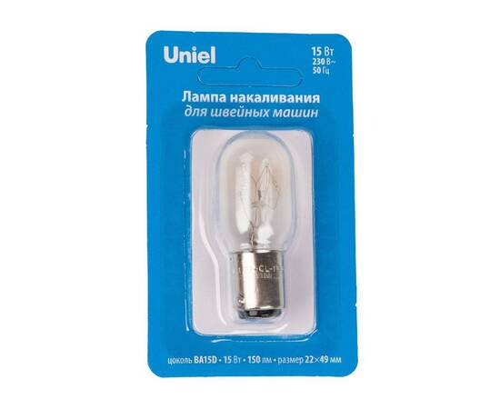 Лампа накаливания Uniel IL-F22-CL-15/BA15D UL-00010984