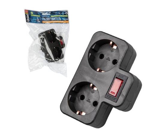Сетевой разветвитель Uniel S-GES2-16PB BLACK UL-00011244
