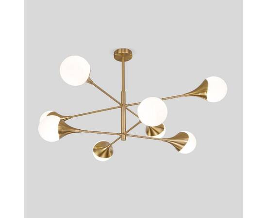 Люстра на штанге Eurosvet 60168/8 латунь Smart a068273