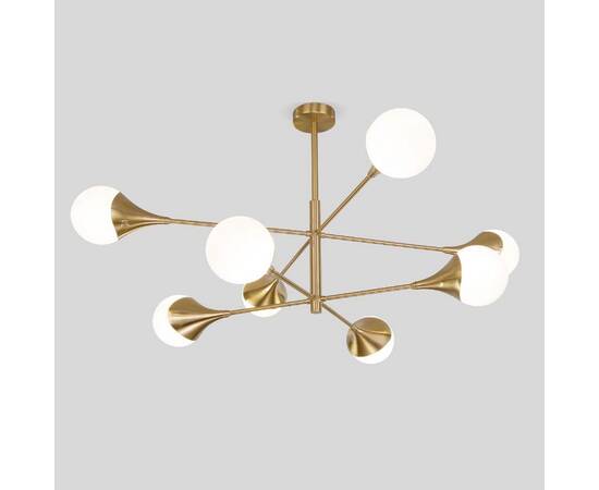 Люстра на штанге Eurosvet 60168/8 латунь Smart a068273, изображение 2