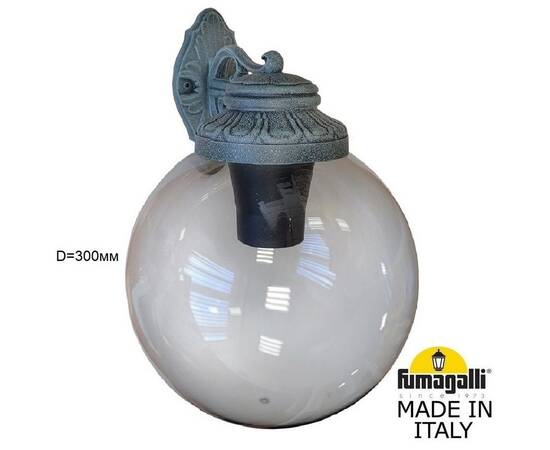 Уличный настенный светильник Fumagalli Globe 300 G30.131.000.VZF1RDN, изображение 4