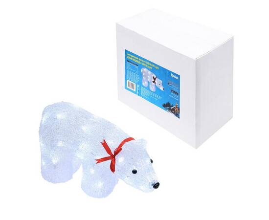 Фигура белый медведь Uniel ULD-M3423-040/STA WHITE IP20 WHITE BEAR 07954