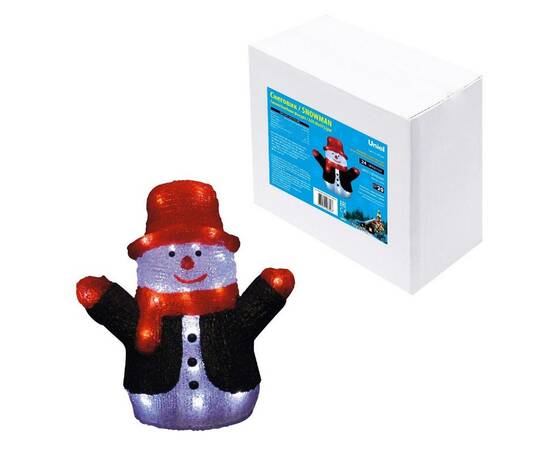 Фигура снеговик Uniel ULD-M2730-024/STA WHITE IP20 SNOWMAN 09557