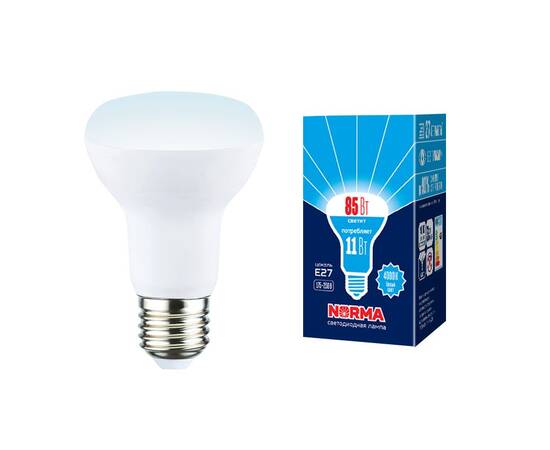 Лампа светодиодная Volpe Norma LED-R63-11W/4000K/E27/FR/NR картон UL-00005775