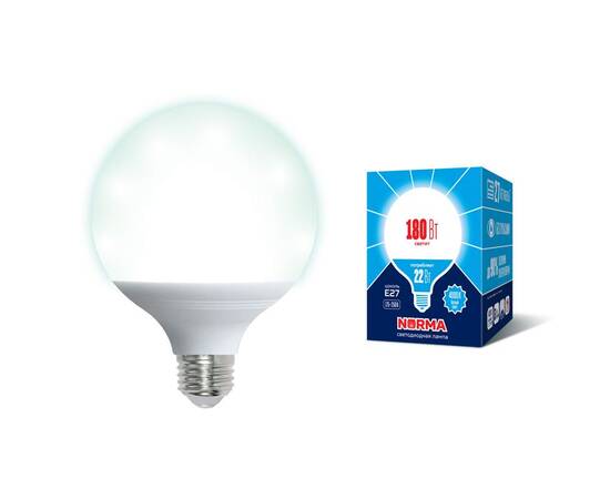 Лампа светодиодная Volpe Norma LED-G120-22W/4000K/E27/FR/NR картон UL-00004876