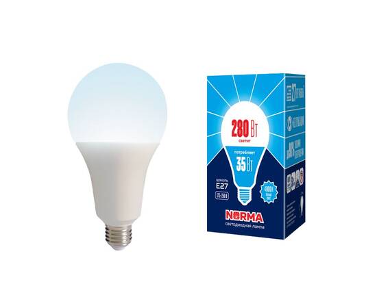 Лампа светодиодная Volpe Norma LED-A95-35W/4000K/E27/FR/NR картон UL-00005608