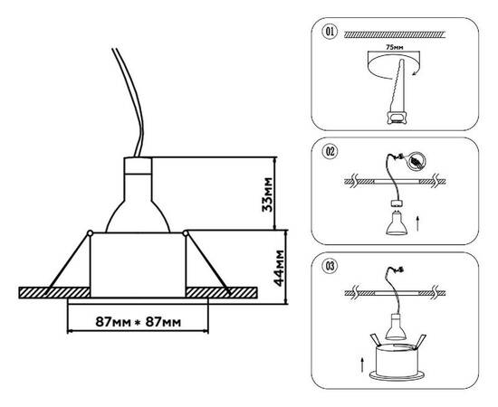 Встраиваемый светильник Ambrella Light Techno Spot Standard Tech TN1189, изображение 7
