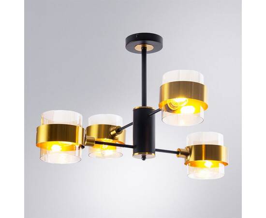 Люстра на штанге Arte Lamp Carlo A8205SP-4BK, изображение 2