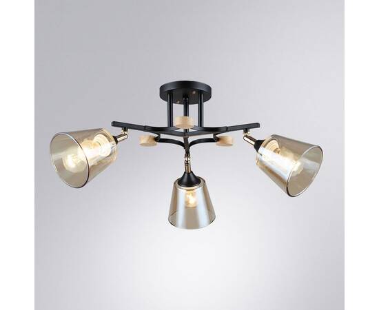Потолочная люстра Arte Lamp Glassy A5078PL-3BK, изображение 2