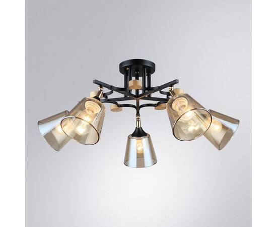 Потолочная люстра Arte Lamp Glassy A5078PL-5BK, изображение 2