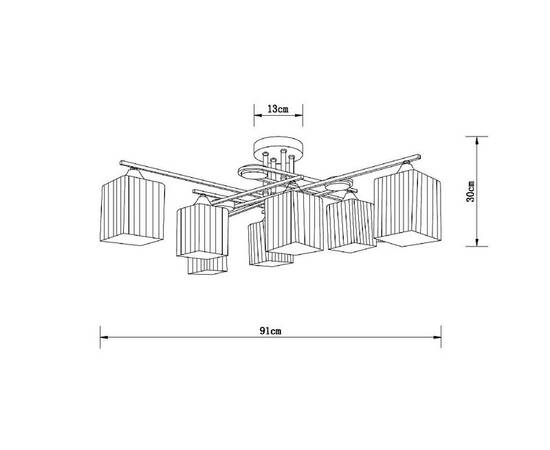 Потолочная люстра Arte Lamp Largo A4497PL-8AB, изображение 3