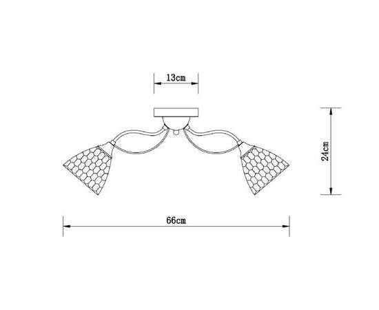 Потолочная люстра Arte Lamp Lily A4366PL-5BK, изображение 3