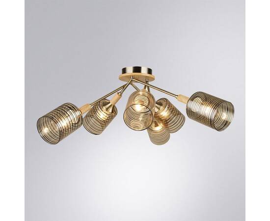 Потолочная люстра Arte Lamp Maria A4536PL-6AB, изображение 2