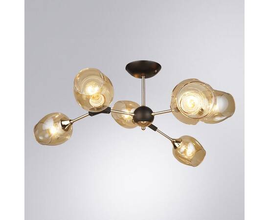 Люстра на штанге Arte Lamp Seppia A4211PL-6BK, изображение 2