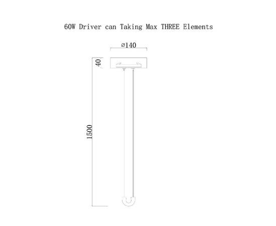 Потолочная чаша с блоком питания Divinare Formica 1900/06 PL-60, изображение 2
