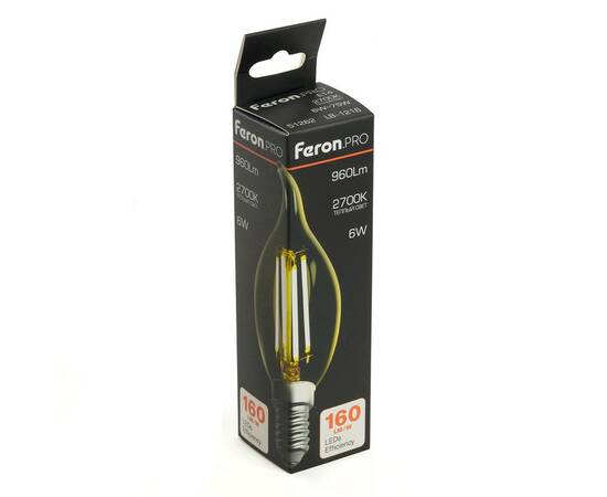 Лампа светодиодная Feron LB-1216 E14 6W 2700K 51262, изображение 9