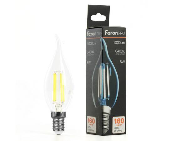Лампа светодиодная Feron LB-1216 E14 6W 6400K 51264, изображение 8