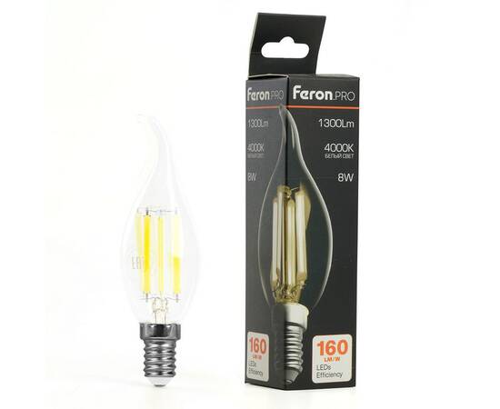 Лампа светодиодная Feron LB-1218 E14 8W 4000K 51266, изображение 8