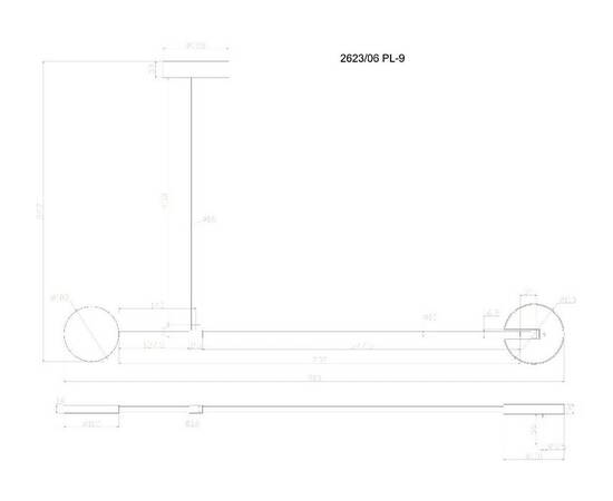 Потолочный светильник Divinare Malcone 2623/06 PL-9, изображение 3