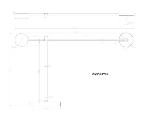 Торшер Divinare Malcone 2623/06 PN-9, изображение 3