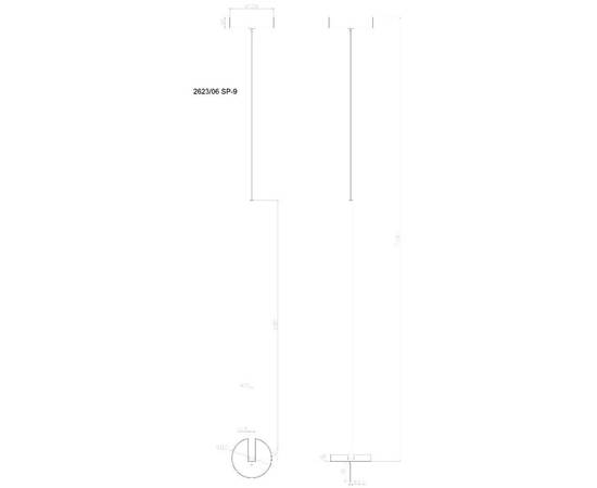 Подвесной светильник Divinare Malcone 2623/06 SP-9, изображение 3