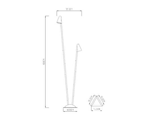 Ландшафтный светильник Arte Lamp Muphrid A4109PA-2BK, изображение 2