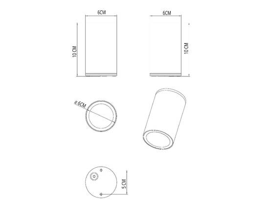 Уличный потолочный светильник Arte Lamp Torcular A1807PF-1BK, изображение 3