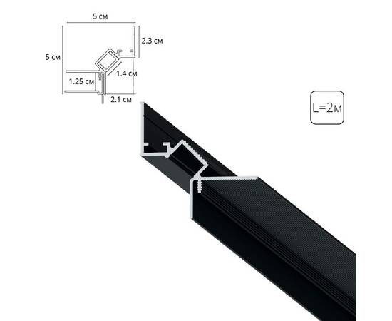 Теневой профиль под ГКЛ потолок Arte Lamp Gap A670206