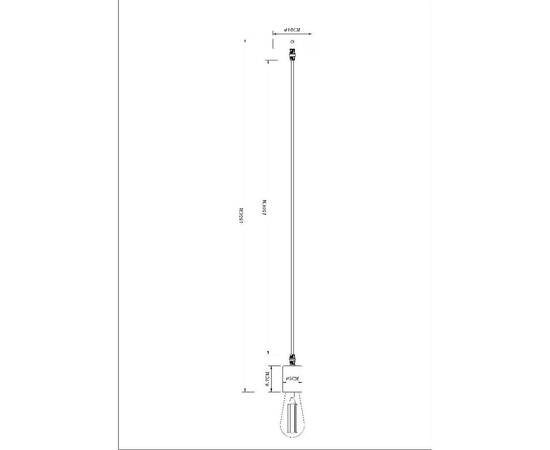 Подвесной светильник Arte Lamp Mark A7047SP-1BK, изображение 2