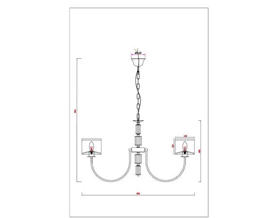 Подвесная люстра Arte Lamp Attore A4092LM-8CC, изображение 2