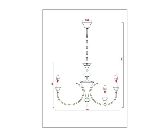 Подвесная люстра Arte Lamp Collinetta A4094LM-12WH, изображение 2