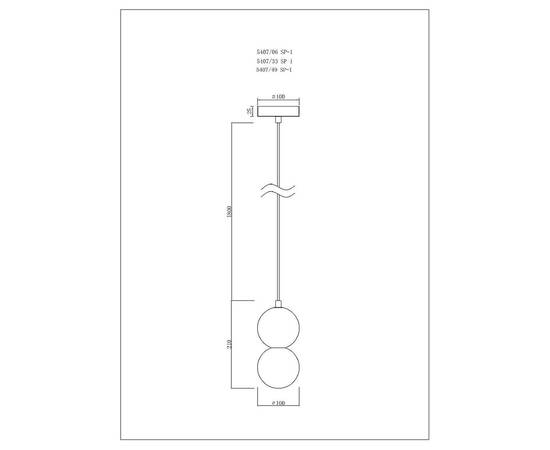 Подвесной светильник Divinare Milano 5407/06 SP-1, изображение 2