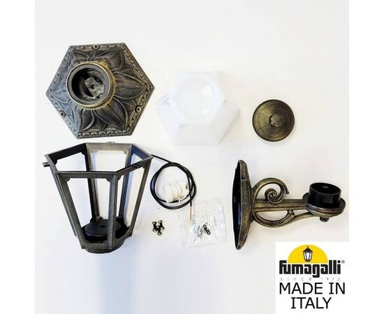 Уличный настенный светильник Fumagalli Anna E22.131.000.BYF1RDN, изображение 5