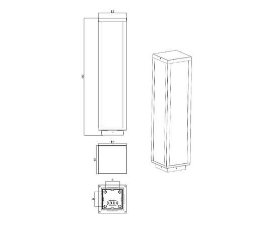 Ландшафтный светильник Arte Lamp Belfast A4569FN-1BK, изображение 3