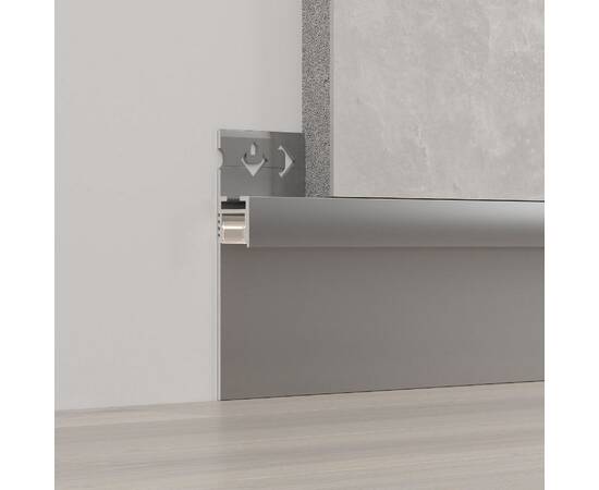 Алюминиевый профиль Arlight ARH-PLINTUS-50-FANTOM-3000 ANOD 052662, изображение 4