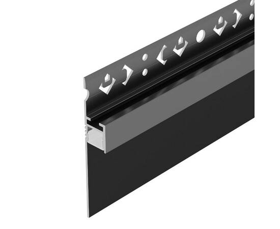 Алюминиевый профиль Arlight ARH-PLINTUS-50-FANTOM-3000 BLACK 052699