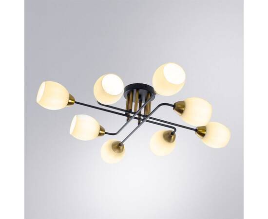 Потолочная люстра Arte Lamp Andrea A8141PL-8BK, изображение 2